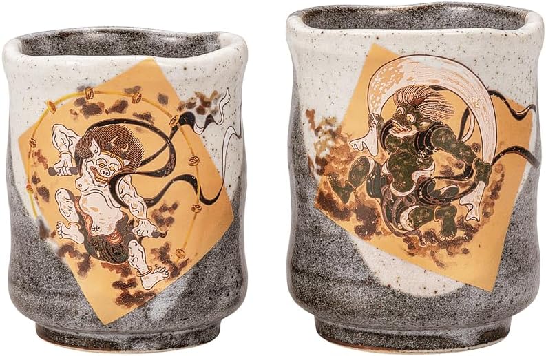 清康熙鯖山水人物獅子頭将軍缶 景徳鎮 陶磁器 装飾品 現代工芸品 美術